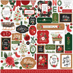 Happy Christmas Element Sticker - Carta Bella