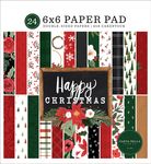 Happy Christmas 6x6 Paper Pad - Carta Bella
