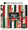 Happy Christmas Cardmakers 6x6 Mega Pad - Carta Bella