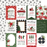 3X4 Journaling Cards Paper - Home For Christmas - Carta Bella