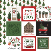 4X4 Journaling Cards - Home For Christmas - Carta Bella