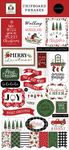 Home For Christmas 6x13 Chipboard Phrases - Carta Bella