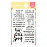 Get Well Sentiments Stamp Set - Waffle Flower Crafts