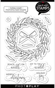 Holiday Wreath Stamp Set - Say It With Stamps - Photoplay