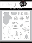 Mitten 6x6 Stencil - Say It With Stamps  - Photoplay