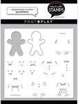 Gingerbread Cookies 6x6 Stencil - Say It With Stamps  - Photoplay