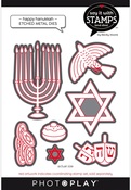 Happy Hanukkah Dies - Say It With Stamps  - Photoplay