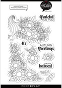 Autumn Florals 6x8 Stamps - Say It With Stamps  - Photoplay