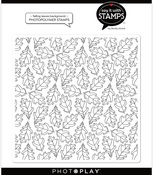 Falling Leaves 6x6 Background Stamp - Say It With Stamps  - Photoplay