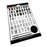 Simple Alphabet 6x8 Stamp Set - Catherine Pooler