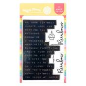 Labelmaker Rainbows Stamp Set - Waffle Flower Crafts