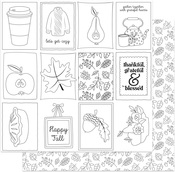Autumn Greetings - Color Me Paper - Photoplay