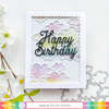 Outlined Clouds Die - Waffle Flower Crafts