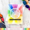 Rotating Rays Stencil - Waffle Flower Crafts
