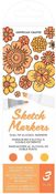 Sun Kissed - Dual-Tip Alcohol Sketch Markers - American Crafts
