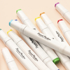 Pacific - Dual-Tip Alcohol Sketch Markers - American Crafts
