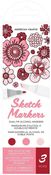 Antique Rose - Dual-Tip Alcohol Sketch Markers - American Crafts