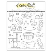 Smitten Kittens 6x6 Stamp Set - Honey Bee Stamps