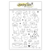 Puppy Dog Tails 6x8 Stamp Set - Honey Bee Stamps