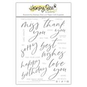 Miss You Big Time 6x8 Stamp Set - Honey Bee Stamps