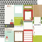 Journal Elements Paper - Make it Merry - Simple Stories