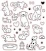 Puppy Dog Tails Honey Cuts - Honey Bee Stamps