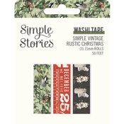 Simple Vintage Rustic Christmas Washi Tape - Simple Stories