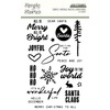 Simple Vintage Rustic Christmas Clear Stamps - Simple Stories