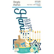 Simple Pages Page Pieces - Happy Hanukkah - Simple Stories