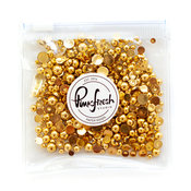 Gold Metallic Pearls - Pinkfresh Studio