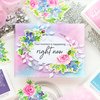 Hydrangea And Rose Washi Tape - Pinkfresh