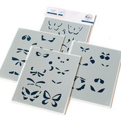Small Butterflies Stencil - Pinkfresh