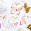 Butterflies Hot Foil Plate - Pinkfresh