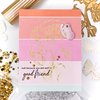 Thankful For Friends Hot Foil Plate - Pinkfresh