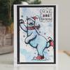 Beary Christmas A5 Clear Stamp Set - Pink Ink Designs