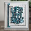 Big Bold Words Greetings Craft Die and Stamp Set - Creative Expressions
