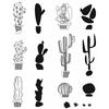 Mod Cactus Tim Holtz Cling Stamps