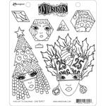 Hats Off To Christmas Dyan Reaveley's Dylusions Cling Stamp