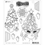 Tree Topper Dyan Reaveley's Dylusions Cling Stamp