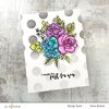 Inky Bouquet Simple Coloring Stencil - Altenew