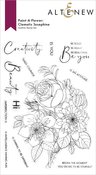 Paint-A-Flower: Clematis Josephine Outline Stamp Set - Altenew