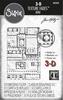 Mini Foundry 3D Texture Fades Embossing Folder by Tim Holtz - Sizzix