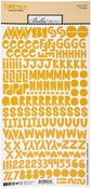 Orange Florence Alphabet Stickers - Bella Besties - Bella Blvd