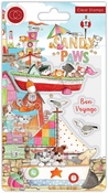 Bon Voyage Clear Stamps - Sandy Paws - Craft Consortium