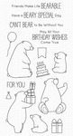 BB Birthday Bears Clear Stamps - My Favorite Things