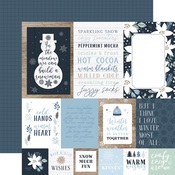 Multi Journaling Cards Paper - Winter - Echo Park