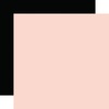 Light Pink / Black Coordinating Solid Paper - Wedding - Echo Park