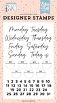 Days Of The Week Stamp Set - Day In The Life - Echo Park