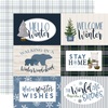 Journaling 6X4 Cards Paper - Welcome Winter - Carta Bella
