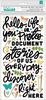 Story of Us Phrase Puffy Thickers With Gold Foil - Fernwood - Vicki Boutin
